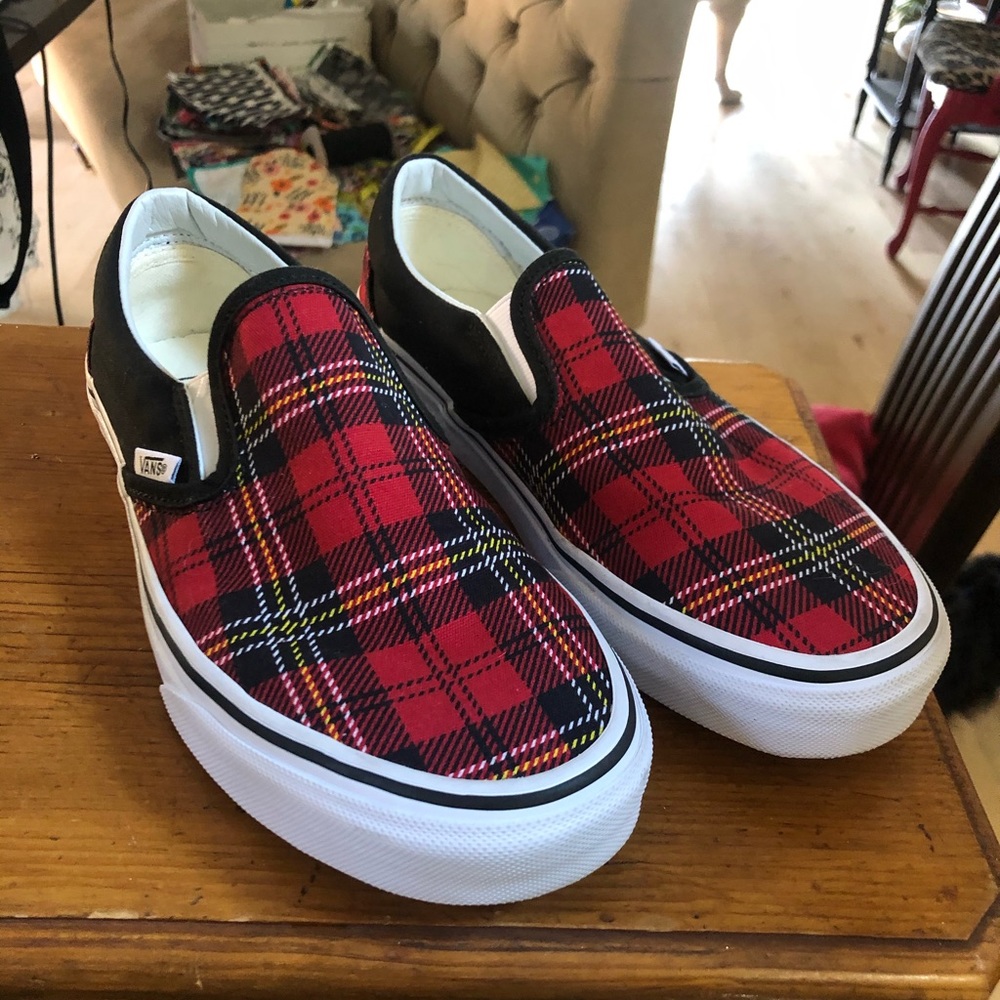 New plaid vans